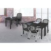 Regency Regency Kee 66 x 24 in. Training Seminar Table- Ash Grey Top, Black Legs MT6624AGBPBK